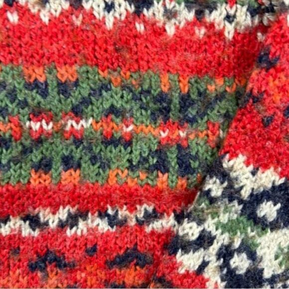 Vintage chunky knit mock neck sweater - Picture 2 of 6